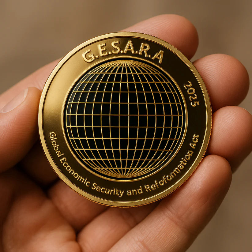 NESARA GESARA PREMIUM EDITION GOLD COIN