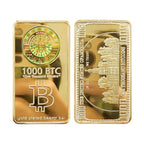 Trump 1000 Bitcoins Gold Bar